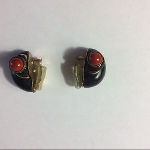 AK VINTAGE EARRINGS SNAIL CLIP ONS